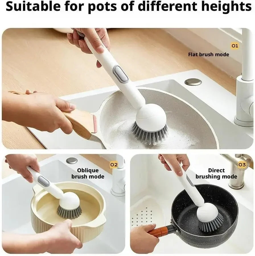 Soap Dispensing Cleaning Brush | Built-In Liquid Dispenser | Buy 1 Get 1 Free🔥