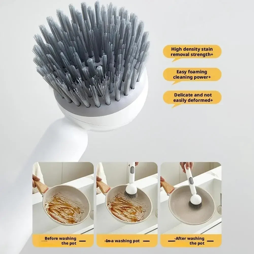 Soap Dispensing Cleaning Brush | Built-In Liquid Dispenser | Buy 1 Get 1 Free🔥