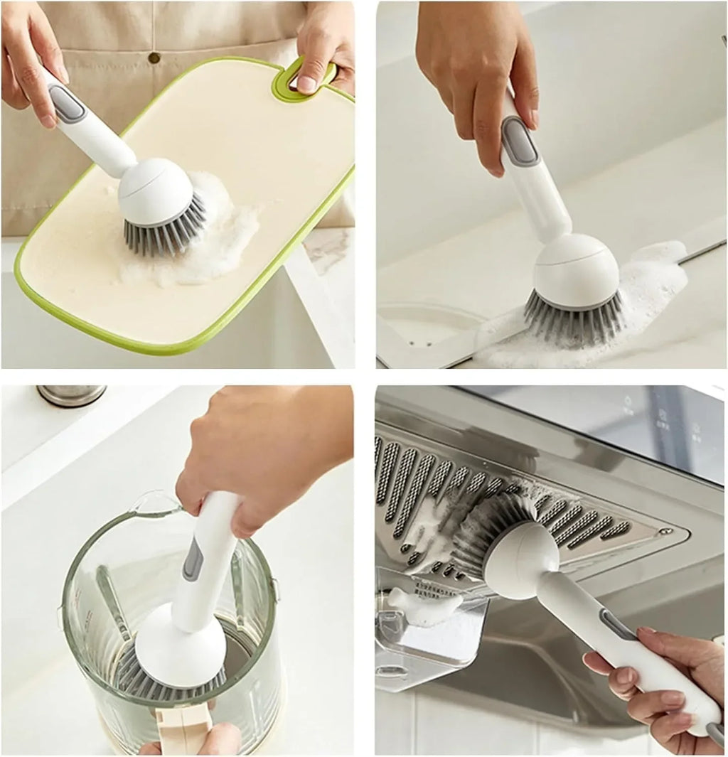 Soap Dispensing Cleaning Brush | Built-In Liquid Dispenser | Buy 1 Get 1 Free🔥